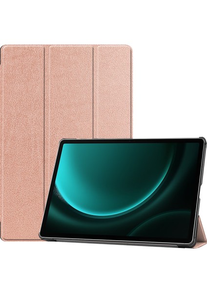 Shin-Wo Samsung Galaxy Tab S9 Fe Folio Kılıf Çok Açılı Standlı Ince Hafif Koruyucu Kapak (Yurt Dışından)