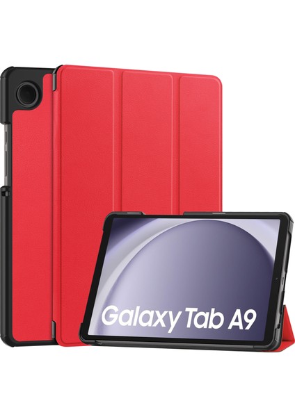 Samsung Galaxy Tab A9 2023 Folio Kılıf Çok Açılı Standlı Ince Hafif Koruyucu Kapak (Yurt Dışından)