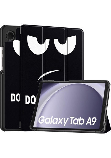 Samsung Galaxy Tab A9 2023 Folio Kılıf Çok Açılı Standlı Ince Hafif Koruyucu Kapak (Yurt Dışından)