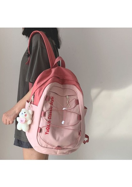 Ortaokul Öğrencileri ve Lise Öğrencileri Için Japon Moda Markası Büyük Kapasiteli Sırt Çantası (Yurt Dışından)
