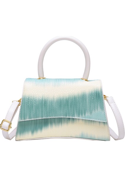 Kontrast Renkli Küçük Kare Çanta Moda Crossbody Çanta Çanta (Yurt Dışından)