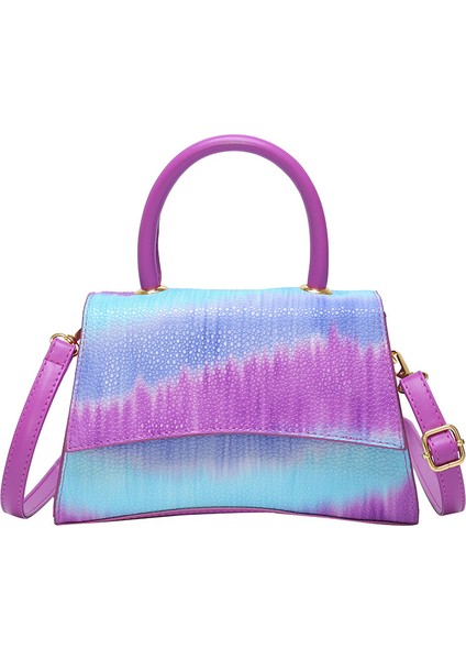 Kontrast Renkli Küçük Kare Çanta Moda Crossbody Çanta Çanta (Yurt Dışından)
