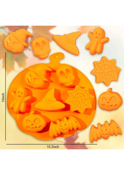 Halloween Cadılar Bayramı Temalı Mum Sabun Çikolata Kek Kalıbı modelleri