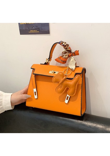 Moda Büyük Kapasiteli Çanta Omuz Crossbody Çanta Internet Ünlü Kelly Çantası (Yurt Dışından)