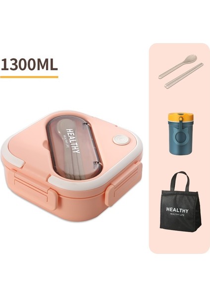 Öğle Yemeği Kutusu Plastik Mikrodalga Öğle Yemeği Kapaklı Kutu Pp Taşınabilir Öğrenci Öğle Yemeği Kutusu (Yurt Dışından) fiyatları