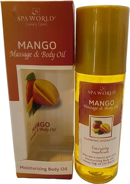 Spa World Mango Masaj Yağı Luxury Care Massage & Body Oil Mango