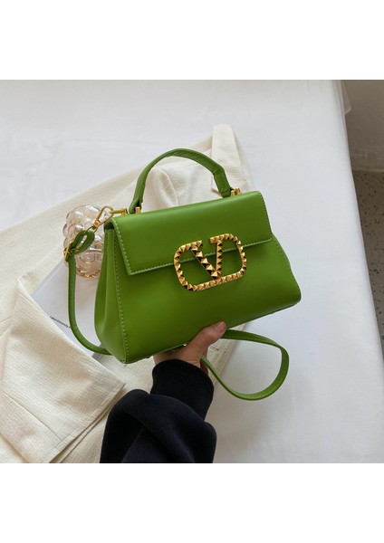 Kadınlar Için Şık ve Tatlı Tek Omuzlu, El Tipi, Modaya Uygun Çapraz Çanta (Yurt Dışından)