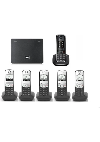 Analog & Ip 6 Dahili Dect Telsiz Kablosuz Telefon Santrali C530-A690