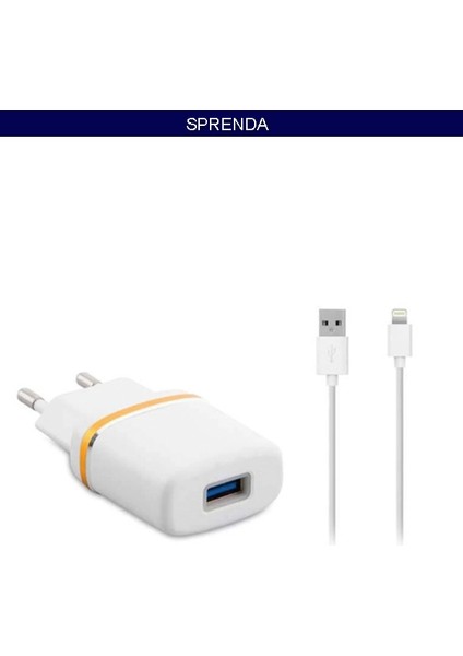 1000MA iPhone Lightning Kablo ve Ev Şarj Adaptör