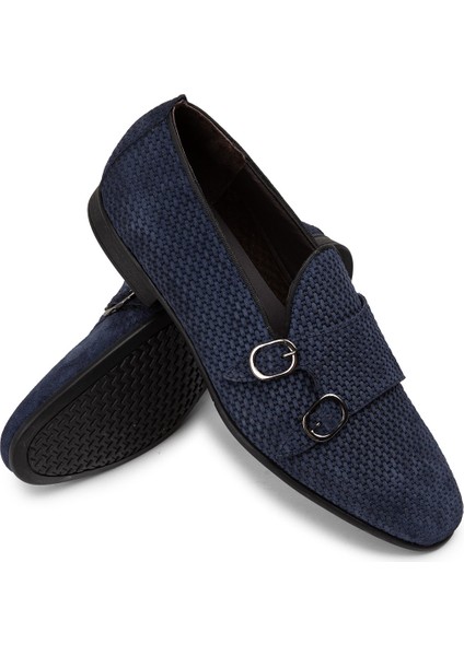 Nubuk Lacivert Püsküllü Erkek Loafer Ayakkabı - 01704Mlcvc03 modelleri