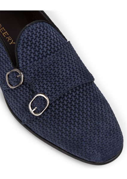 Nubuk Lacivert Püsküllü Erkek Loafer Ayakkabı - 01704Mlcvc03 indirimleri