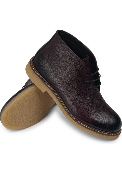 Hakiki Deri Bordo Erkek Bot - 01295MBRDC05 modelleri
