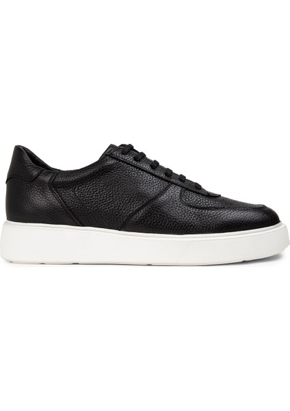 Deri Siyah Erkek Sneaker Ayakkabı - 01965Msyhe01