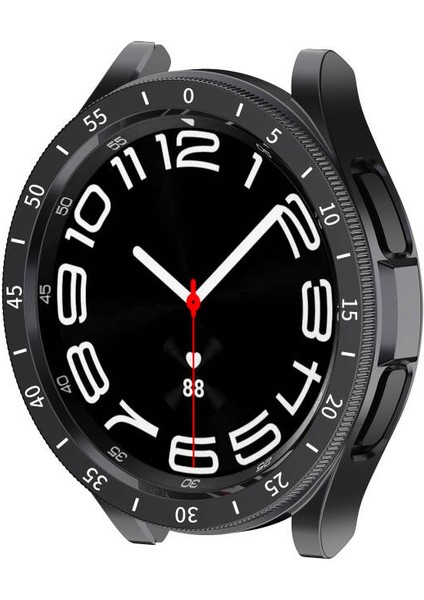 Samsung Galaxy Watch 6 Classic 43MM Ekran Koruyucu + Kasa Sert Pc Kasa