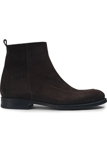 Hakiki Süet Kahverengi Erkek Bot - 01975MKHVC01