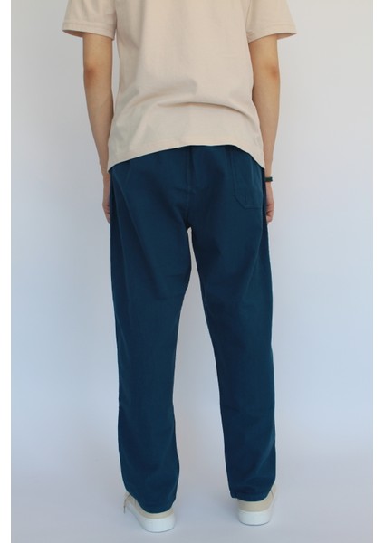 Unisex Yazlık Beli Lastikli Rahat Keten Pamuklu Serin Tutan İpli Bol Keten Pantolon modelleri