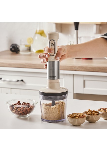 Mastermaid Prosteel 1500W Blender Seti Soft Cream-Inox