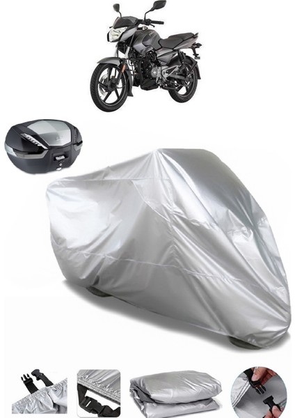 Bajaj Pulsar Ns 125 Arka Çanta Uyumlu Motosiklet Brandası Lüx Kalite Kalın Yüksek Kalite