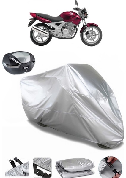 Honda Cbf 250 Arka Çanta Uyumlu Motosiklet Brandası Lüx Kalite Kalın Yüksek Kalite