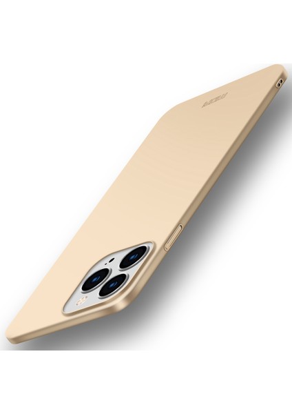 Iphone 13 Pro Telefon Kılıfı Kalkanı Ince Buzlu Kaplama Yüzeyi Sert Plastik Cep Telefonu Geri Kılıf Koruyucusu 6.1 Inç-Altın (Yurt Dışından)
