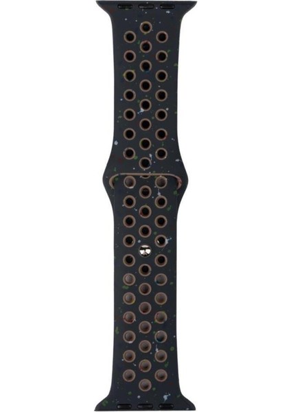 Watch 7 45MM Krd-02 Yeni Seri Suya Dayanıklı Delikli Renkli Silikon Kordon