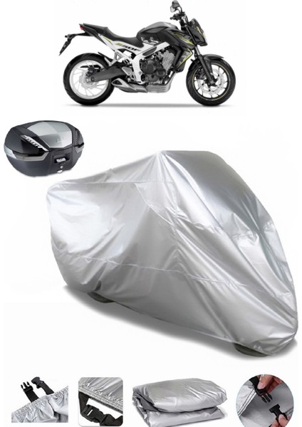 Honda Cb 650 F Arka Çanta Uyumlu Motosiklet Brandası Lüx Kalite Kalın Yüksek Kalite