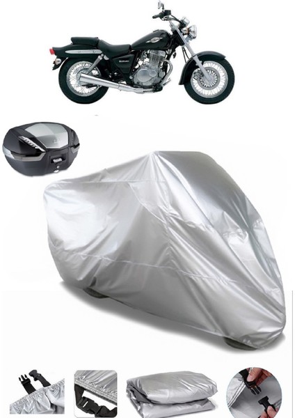 Suzuki Katana Marauder 250 Arka Çanta Uyumlu Motosiklet Brandası Lüx Kalite Kalın Yüksek Kalite