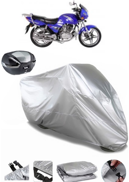 Kuba SL150-9 Arka Çanta Uyumlu Motosiklet Brandası Lüx Kalite Kalın Yüksek Kalite