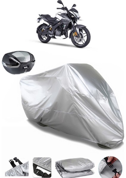 Bajaj Pulsar Ns 200 Arka Çanta Uyumlu Motosiklet Brandası Lüx Kalite Kalın Yüksek Kalite