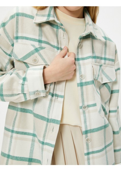 Oduncu Gömleği Uzun Kollu Yumuşak Dokulu Kapaklı Cep Detaylı indirimleri