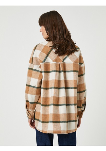 Şahika Ercümen x Koton - Cepli Düğmeli Oduncu Gömlek Ceket fırsatları