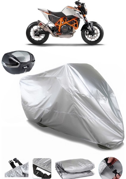 Ktm 690 Duke R Arka Çanta Uyumlu Motosiklet Brandası Lüx Kalite Kalın Yüksek Kalite