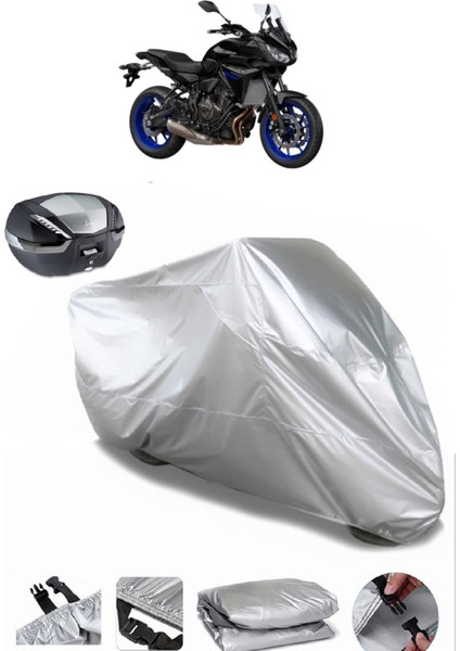 Yamaha Tracer 700 Arka Çanta Uyumlu Motosiklet Brandası Lüx Kalite Kalın Yüksek Kalite