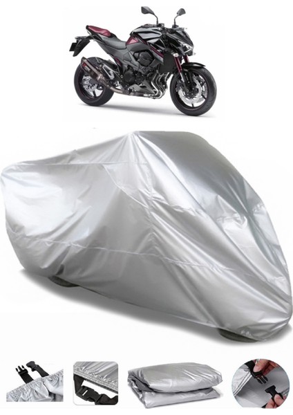 Kawasaki Z 800 Motosiklet Brandası Lüx Kalite Kalın Yüksek Kalite
