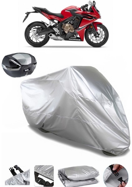Honda Cbr 650 F Arka Çanta Uyumlu Motosiklet Brandası Lüx Kalite Kalın Yüksek Kalite