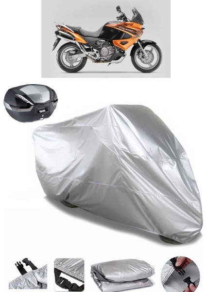 Honda Xl 1000V Varadero Arka Çanta Uyumlu Motosiklet Brandası Lüx Kalite Kalın Yüksek Kalite