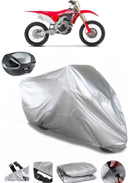 Honda Crf 250 R Arka Çanta Uyumlu Motosiklet Brandası Lüx Kalite Kalın Yüksek Kalite