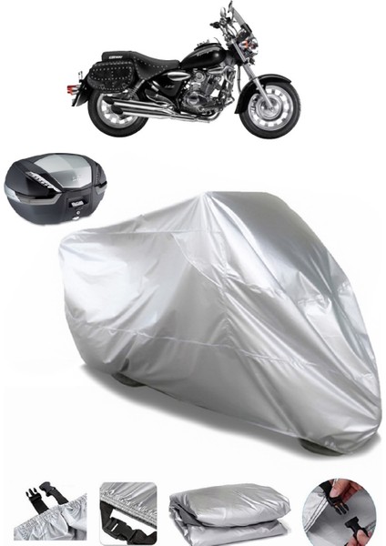 Keeway Super Light 150 Arka Çanta Uyumlu Motosiklet Brandası Lüx Kalite Kalın Yüksek Kalite