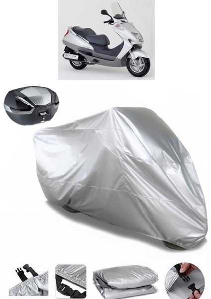 Honda Fes 250 Foresight Arka Çanta Uyumlu Motosiklet Brandası Lüx Kalite Kalın Yüksek Kalite