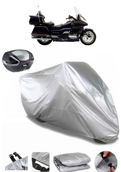 Honda Goldwing Gl 1500 Se Arka Çanta Uyumlu Motosiklet Brandası Lüx Kalite Kalın Yüksek Kalite