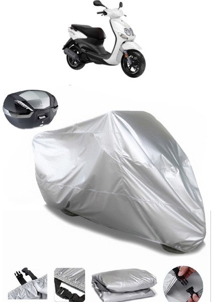 Yamaha Neos Arka Çanta Uyumlu Motosiklet Brandası Lüx Kalite Kalın Yüksek Kalite