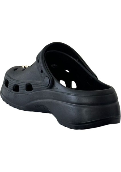 E428 Siyah Kadın Hastane Sabo Terlik Sandalet fırsatları