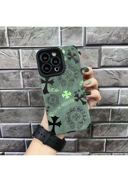 Iphone 14 Deri Telefon Kılıfı (Yurt Dışından)
