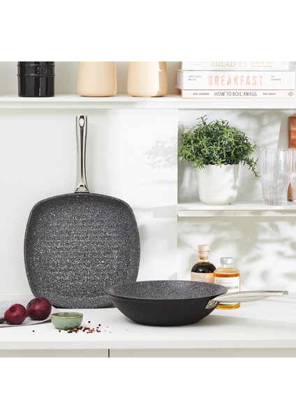 Biogranit Leona Wok Grill Set 28 cm fiyatları