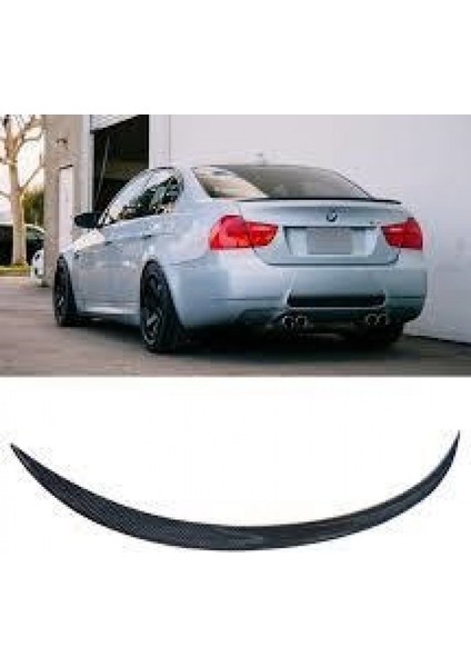 Bmw E90 3 Serisi M3 Style (2006-2012) Piano Black Spoiler (Plastik)