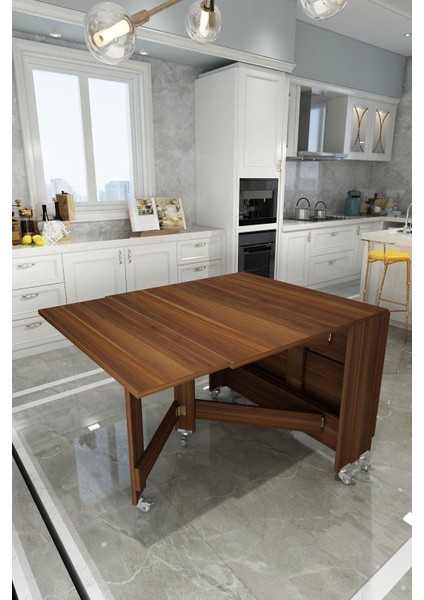 DF01111BR Portatif Pratik Katlanır Masa Mutfak ve Yemek Masası fırsatları