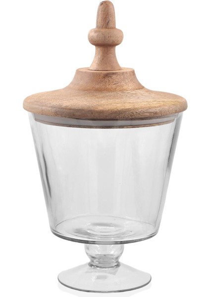 Madera Ayaklı Kurabiye Kavanozu 33 x 19 x 19 cm