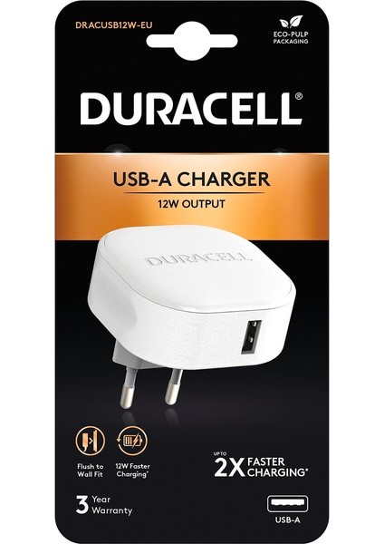 12W Telefon / Tablet Şarj Başlığı 1xusb 5V/2.4A - Beyaz fiyatları