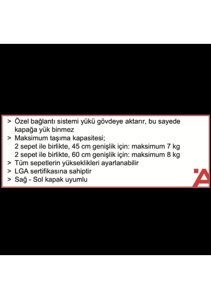 Kesseböhmer Tezgah Altı Kapak Kileri Antrasit fırsatları
