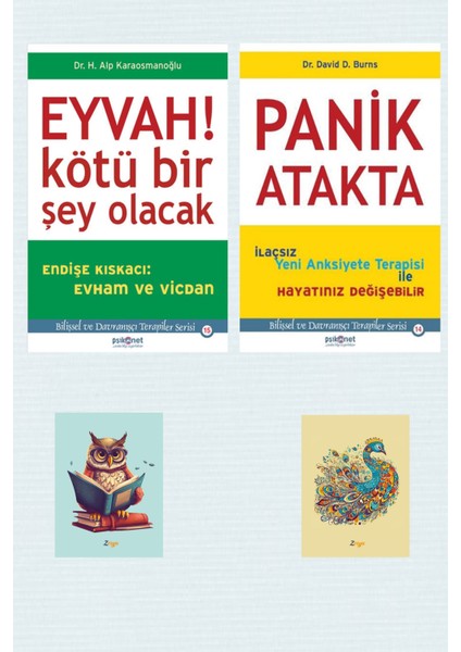 Eyvah! Kötü Bir Şey Olacak - Panik Atakta + Not Defterli Seti